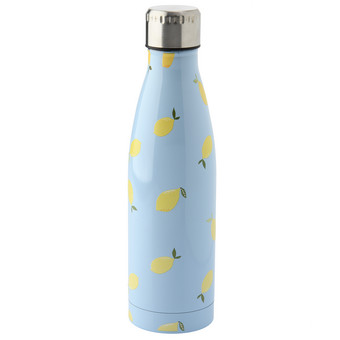 Edelstahl-Trinkflasche mit Allover-Muster