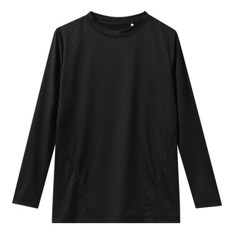 Kinder Sport-Langarmshirt unifarben