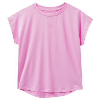 Mädchen Sport-T-Shirt unifarben