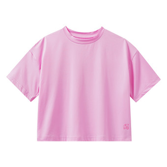 Mädchen Sport-T-Shirt cropped