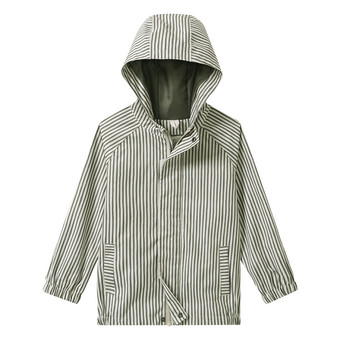 Kinder Regenjacke mit Streifen