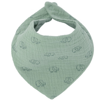 Baby Musselin-Bandana mit Frottee-Innenseite