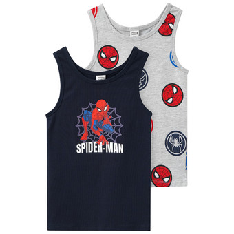 2 MARVEL Spider-Man-onderhemden met prints