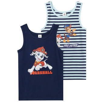 2 PAW Patrol Unterhemden mit Print