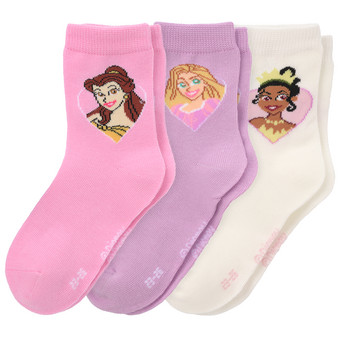 3 Paar Disney Prinzessin Socken