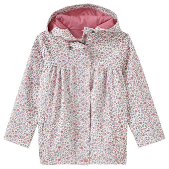 Mädchen Regenjacke im Millefleur-Design