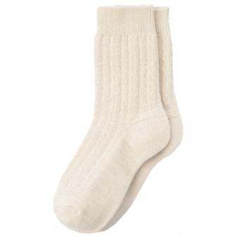 1 Paar Damen Trachtensocken mit Strickmuster