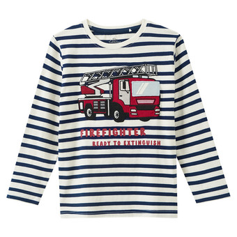 Jungen Langarmshirt mit Applikation