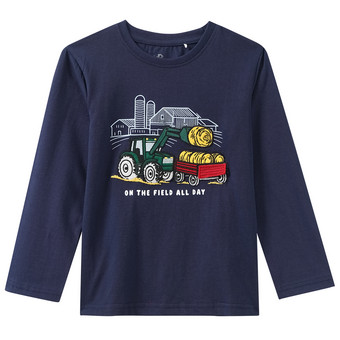 Jungen Langarmshirt mit Applikation