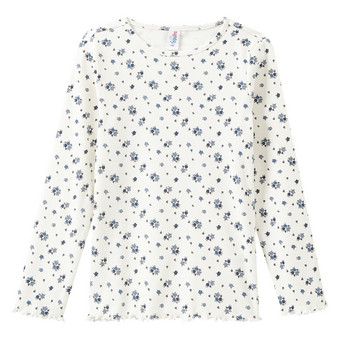 Mädchen Langarmshirt mit Allover-Muster