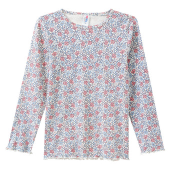 Mädchen Langarmshirt mit Allover-Muster