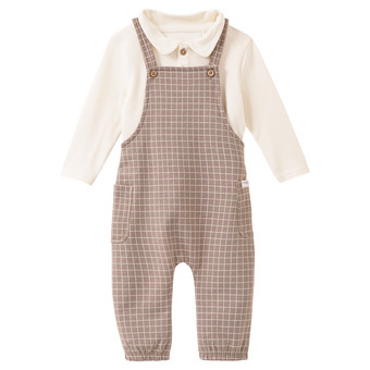 Newborn Set mit Latzhose und Shirt