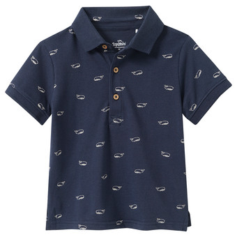 Baby Poloshirt mit Bio-Baumwolle