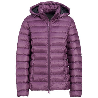 Damen Soft-Daunenjacke mit Kapuze