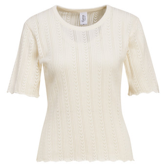 Damen Strickshirt mit Wellenbündchen