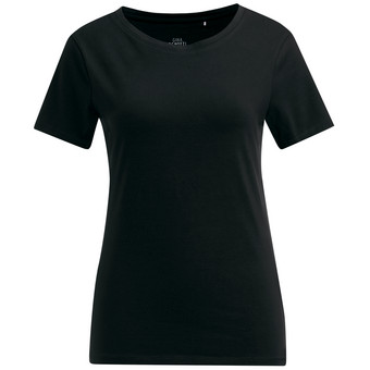 Damen T-Shirt mit Rundhalsausschnitt