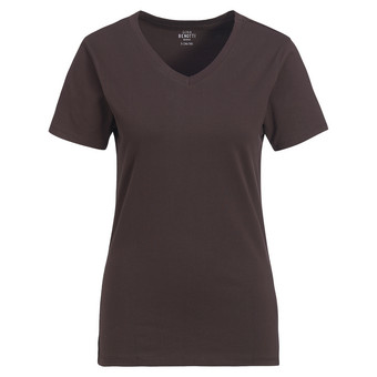 Damen T-Shirt mit V-Ausschnitt