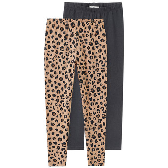 2 Mädchen Leggings im Set