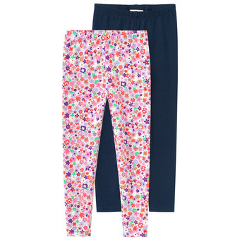 2 Mädchen Leggings im Set