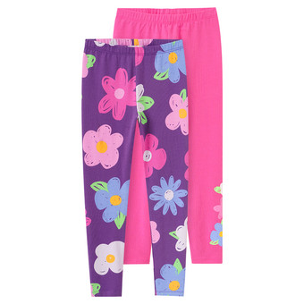 2 Mädchen Leggings im Set