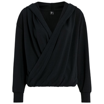 Damen Sport-Sweatshirt in Wickeloptik