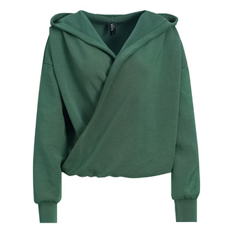 Damen Sport-Sweatshirt in Wickeloptik