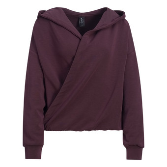 Damen Sport-Sweatshirt in Wickeloptik