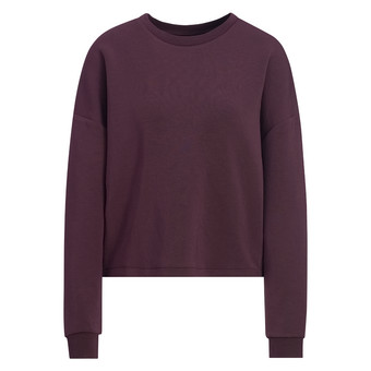 Dames sport-sweatshirt met open rug