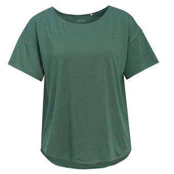 Damen Sport T-Shirt unifarben