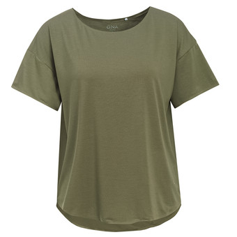 Damen Sport T-Shirt unifarben