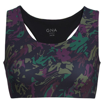 Sportbeha voor dames met all-overprint