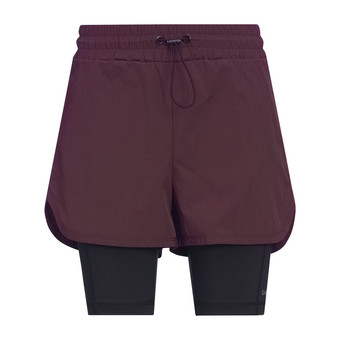 Damen Sport-Shorts zweilagig