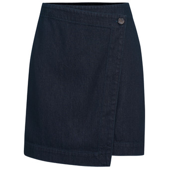Damen Jeansrock zum Wickeln