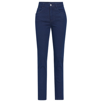 Damen Mom-Jeans mit Used-Waschung