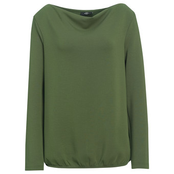 Dames-sweatshirt met watervalkraag