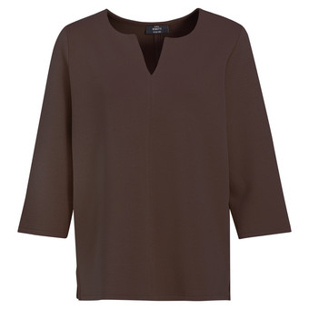 Dames-sweatshirt met V-hals