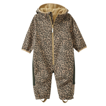 Baby Softshelloverall im Leo-Look
