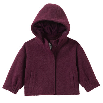 Baby Jacke in Wolloptik