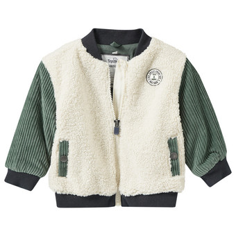 Baby Teddyjacke im College-Style