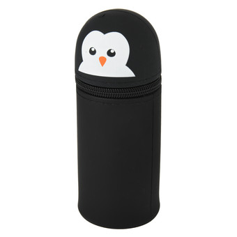 Stifteetui Pinguin aus Silikon