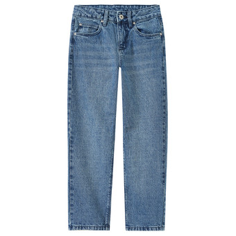 Jungen Wide-Leg-Jeans mit verstellbarem Bund