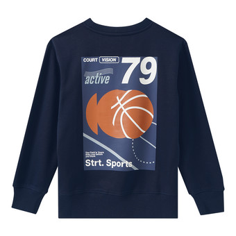 Jungen Sweatshirt mit Rücken-Print