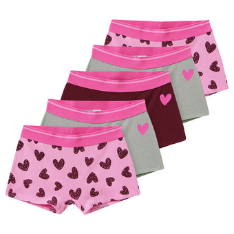 5 Mädchen Pantys mit Rippstruktur