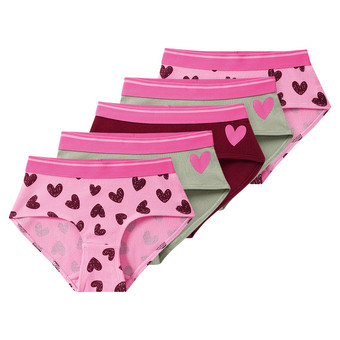 5 Mädchen Pantys mit Rippstruktur