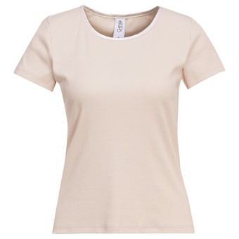 Dames-T-shirt van fijnrib