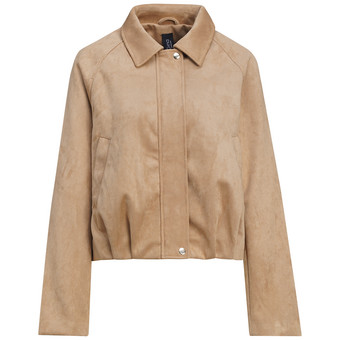 Damen Jacke in Veloursleder-Optik