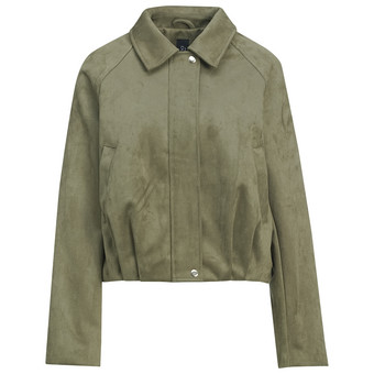 Damen Jacke in Veloursleder-Optik