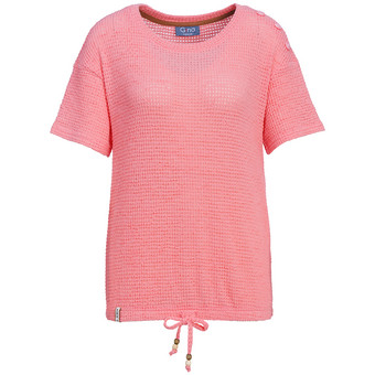 Damen T-Shirt mit Knoten-Detail
