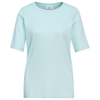 Damen T-Shirt in gerippter Struktur