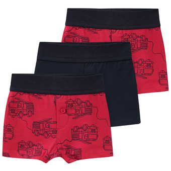 3 babyboxershorts van biologisch katoen